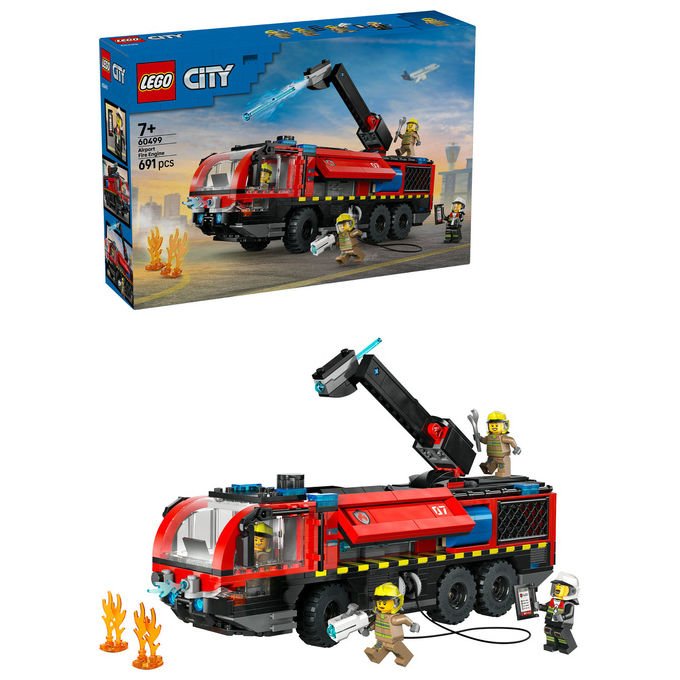Lego, Autopompa dell'Aeroporto, City, Set Costruibile, 60499