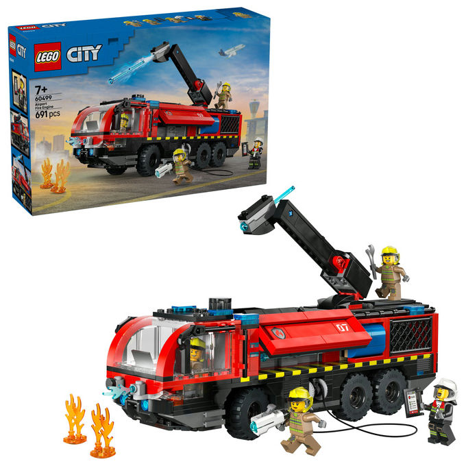 Lego, Autopompa dell'Aeroporto, City, Set Costruibile, 60499