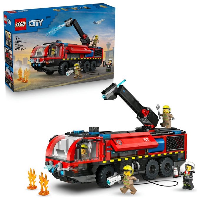 Lego, Autopompa dell'Aeroporto, City, Set Costruibile, 60499