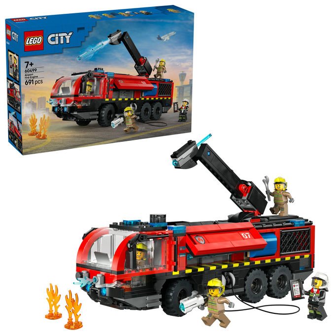 Lego, Autopompa dell'Aeroporto, City, Set Costruibile, 60499