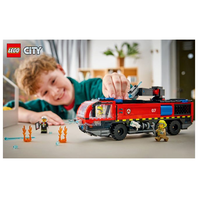 Lego, Autopompa dell'Aeroporto, City, Set Costruibile, 60499