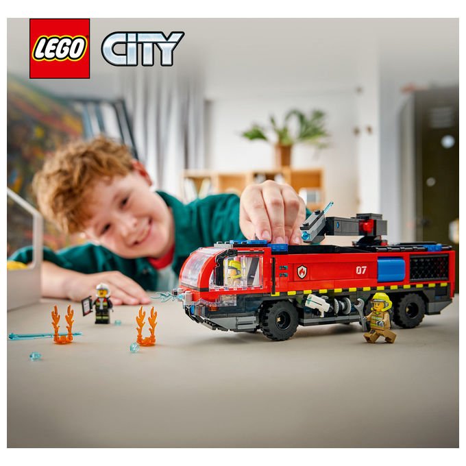 Lego, Autopompa dell'Aeroporto, City, Set Costruibile, 60499