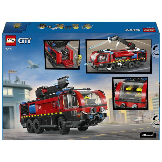 Lego, Autopompa dell'Aeroporto, City, Set Costruibile, 60499