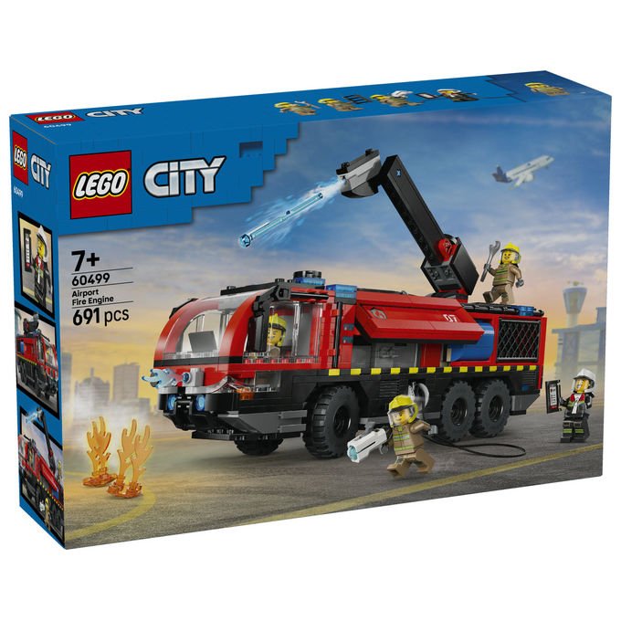Lego, Autopompa dell'Aeroporto, City, Set Costruibile, 60499