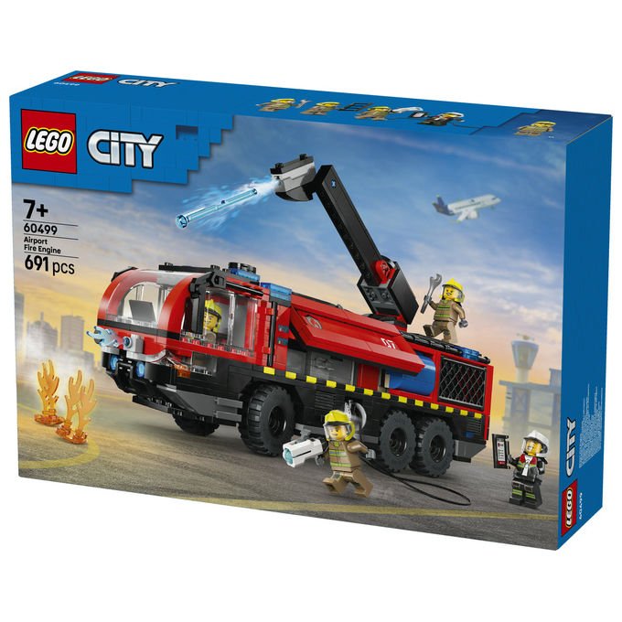 Lego, Autopompa dell'Aeroporto, City, Set Costruibile, 60499