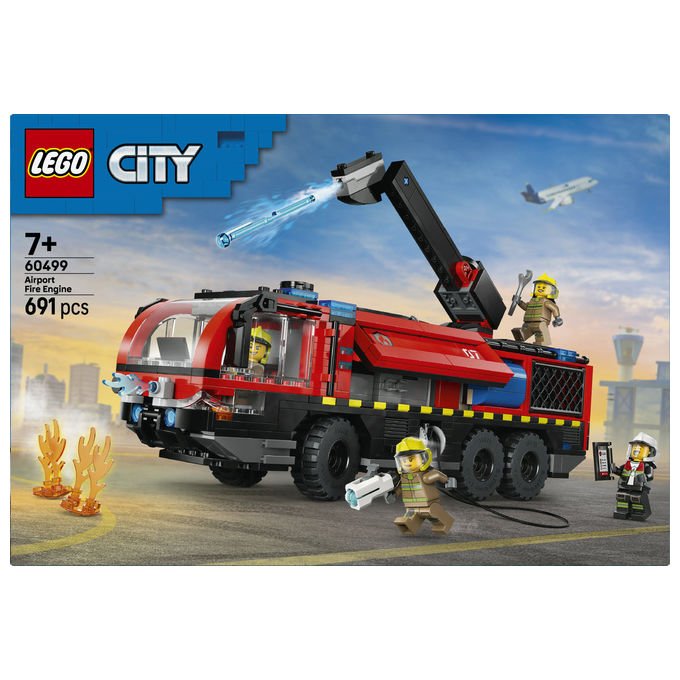 Lego, Autopompa dell'Aeroporto, City, Set Costruibile, 60499