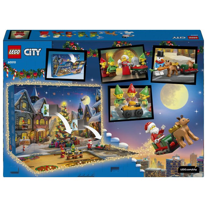 Lego 60510 Calendario dell'Avvento 2026 Set da Costruzione con 24 Sorprese 252 Pezzi colore Multicolore