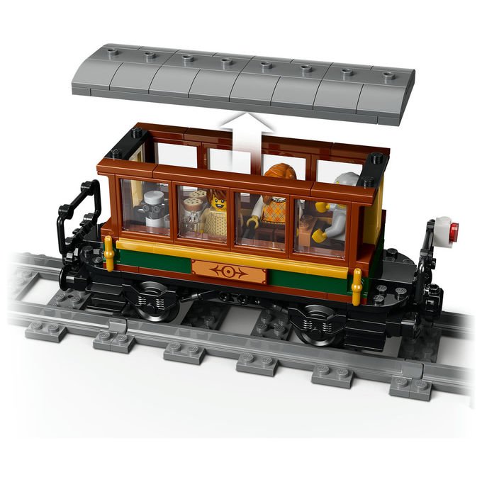 Lego 60511 City Treno a Vapore Vintage Set Costruibile 575 Pezzi 5 Minifigure per Bambini 7+