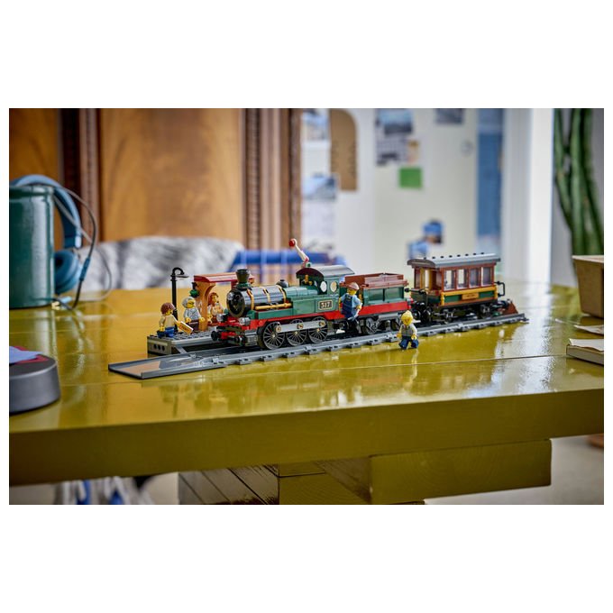 Lego 60511 City Treno a Vapore Vintage Set Costruibile 575 Pezzi 5 Minifigure per Bambini 7+