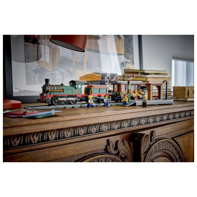 Lego 60511 City Treno a Vapore Vintage Set Costruibile 575 Pezzi 5 Minifigure per Bambini 7+