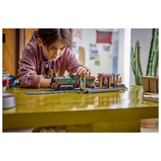 Lego 60511 City Treno a Vapore Vintage Set Costruibile 575 Pezzi 5 Minifigure per Bambini 7+