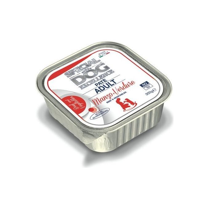 Monge Alimento Cani Pate' Manzo-Verdure 300gr