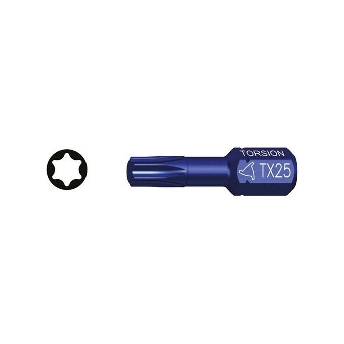 Krino Confezione 10 Pz. Inserti Torsion Torx 1-4- Misurat25X25