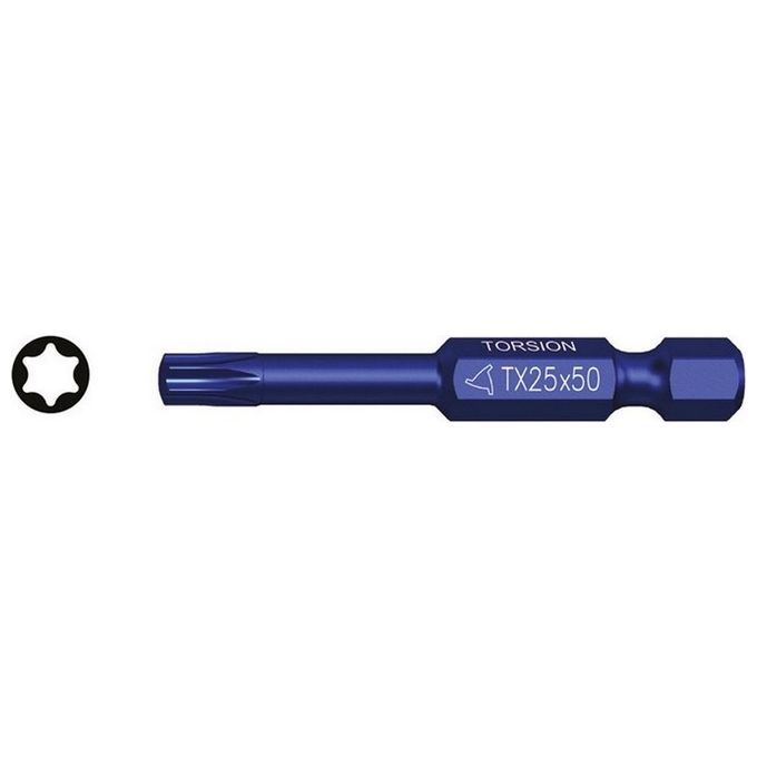 Krino Confezione 5 Pz. Inserti Torsion Torx 1-4 - Misura - T15X50