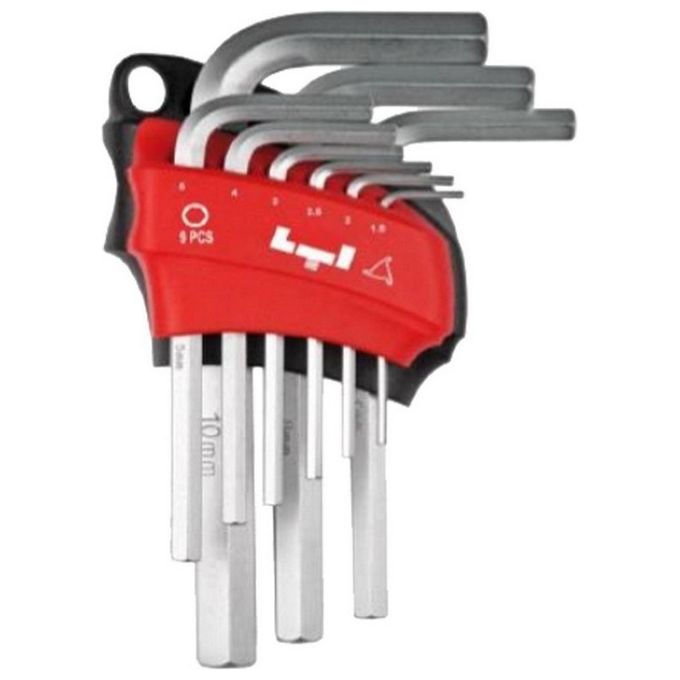 Krino Set 9 Pz. Chiavi Corte - Misura - Torx Foro 1,5 A 10