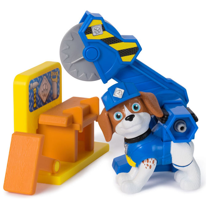 Spin Master 6071661 Rubble and Crew Power Tool Pups Set Personaggi Giocattolo con 2 Attrezzi e 2 Accessori colore Multicolore
