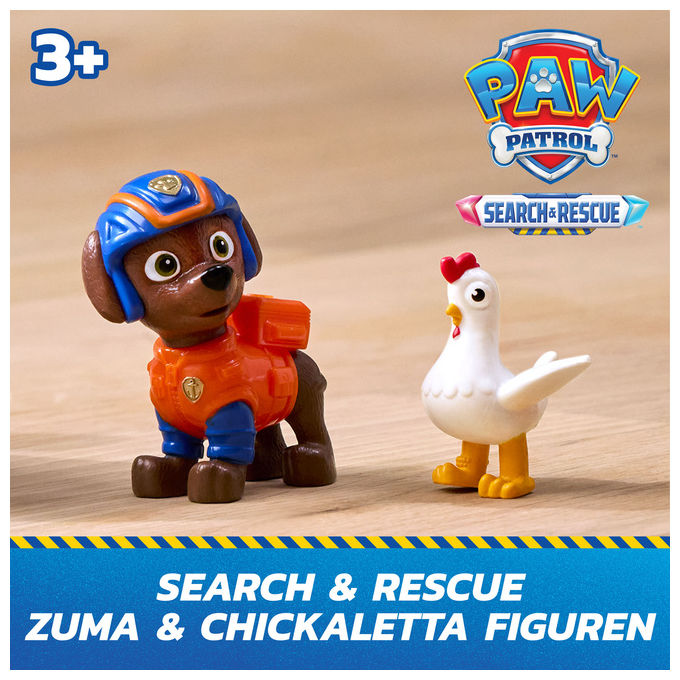 Spin Master 6074779 PAW Patrol: Search and Rescue Veicolo Acquatico Hovercraft di Salvataggio con 2 Personaggi Barca Giocattolo a Retrocarica colore Multicolore