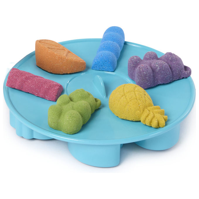 Spin Master 6075652 Laboratorio dei Dolci con Sabbia Modellabile 453 g e 8 Attrezzi Giocattolo Sensoriale per Bambini 5+ Anni colore Multicolore