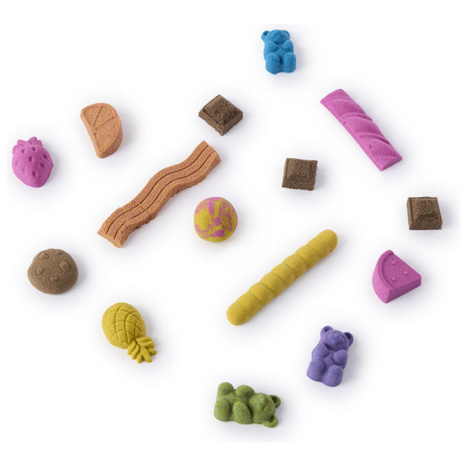 Spin Master 6075652 Laboratorio dei Dolci con Sabbia Modellabile 453 g e 8 Attrezzi Giocattolo Sensoriale per Bambini 5+ Anni colore Multicolore