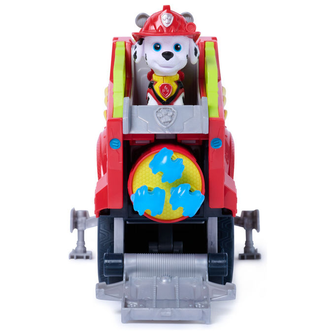 Paw Patrol 6076167 Dino Rescue Responder Camion dei Pompieri con Action Figure di Marshall e 3 Proiettili colore Multicolore