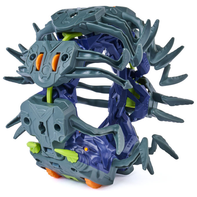 HEX BOTS 6076554 Explodapede Robot Radiocomandato con Occhi Luminosi USB-C Ricaricabile colore Nero