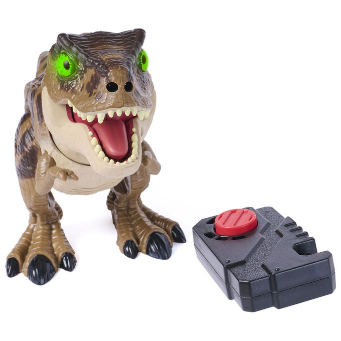 SPIN MASTER 6076597 Primal Hatch Dinosauro Giocattolo Interattivo con Schiusa dell’Uovo Suoni e Reazioni Parti Articolate Accessori Clicker e Cibo incluso colore Nero
