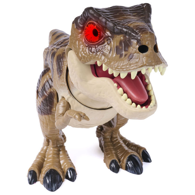 SPIN MASTER 6076597 Primal Hatch Dinosauro Giocattolo Interattivo con Schiusa dell’Uovo Suoni e Reazioni Parti Articolate Accessori Clicker e Cibo incluso colore Nero