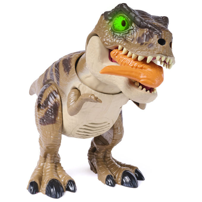 SPIN MASTER 6076597 Primal Hatch Dinosauro Giocattolo Interattivo con Schiusa dell’Uovo Suoni e Reazioni Parti Articolate Accessori Clicker e Cibo incluso colore Nero