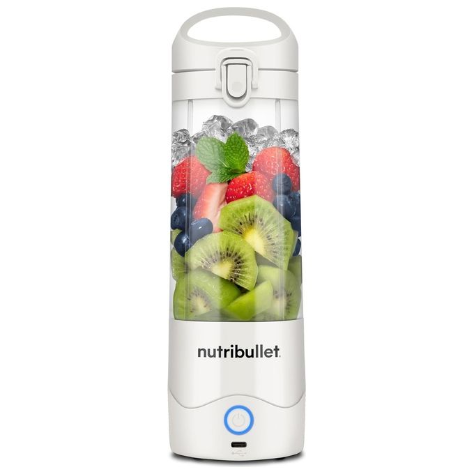 Nutribullet NBP003W Frullatore Portatile Tritatutto 475 ml Caricatore USB-C Bianco