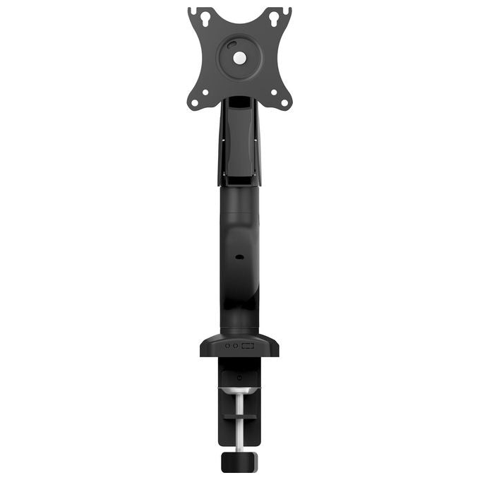 ICY BOX 61073 IB-MS203-T Supporto Monitor da Scrivania Regolabile Altezza fino a 406 mm Rotazione ±90° Inclinazione ±45° VESA 75x75 100x100 mm 9 Kg colore Grigio Argento