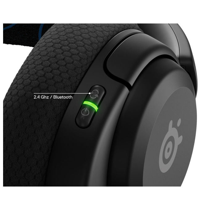 SteelSeries 61673 Arctis Nova 5P Cuffie Gaming Wireless 2.4GHz Bluetooth 5.3 Microfono ClearCast Gen2.X Batteria 60h colore Nero