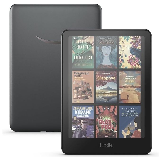 Amazon Kindle Colorsoft Signature Edition 32Gb Con schermo a colori 7'', luminosita' frontale a regolazione automatica, ricarica wireless e lunga durata della batteria