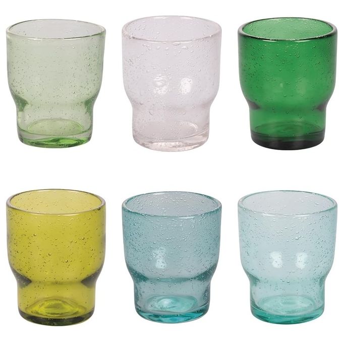 Vde Set 6 Bicchieri Unico Greenery 325ML