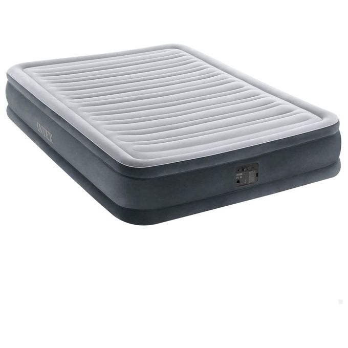 Intex 67768ND Materasso Dura-Beam Comfort Plush Piazza e Mezza con Pompa Elettrica Incorporata 137x191x33 cm Versione 2023