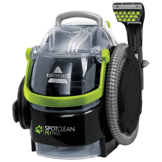 Bissell 15585 SpotClean Pet Pro Pulitore Portatile e Lavamoquette per Macchie ed Aloni Capacita' 2,9 Litri Nero-Verde