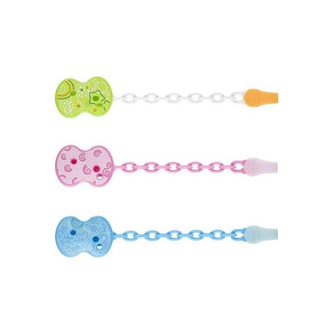 Chicco Clip con Catenella Colori Assortiti