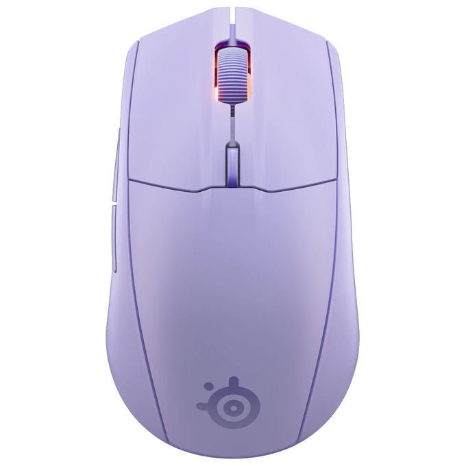 SteelSeries 62525 Rival 3 Wireless Gen 2 Mouse Gaming Sensore TrueMove Air 18000 DPI Connettivita' Dual Mode 2,4 GHz e Bluetooth Durata 60 milioni di clic colore Lavanda