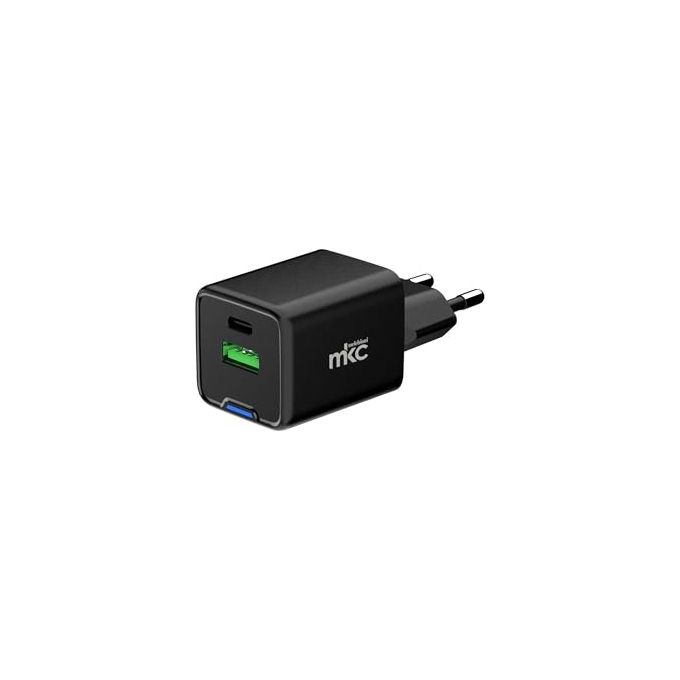 Nilox NXPDCGAN45W Caricabatterie Laptop GAN 45W Type-C Uscita USB-C 20V-2.25A 45W colore Nero