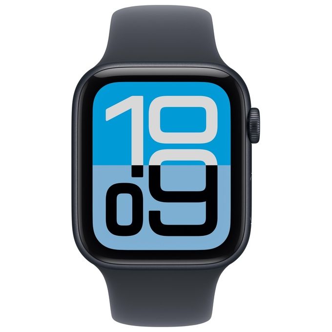 Apple MEHQ4ZR-A Apple Watch SE 3 GPS 44mm Cassa in Alluminio con Cinturino Sportivo 64 GB Nero colore Nero