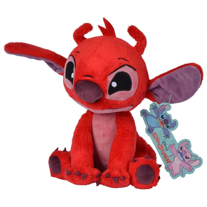 Simba Toys, Peluche Leroy, 25 cm, Disney Lila+Stitch