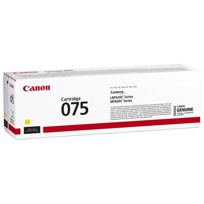 Canon 6362C002 075 Toner Originale Resa 1300 pagine Colore Giallo