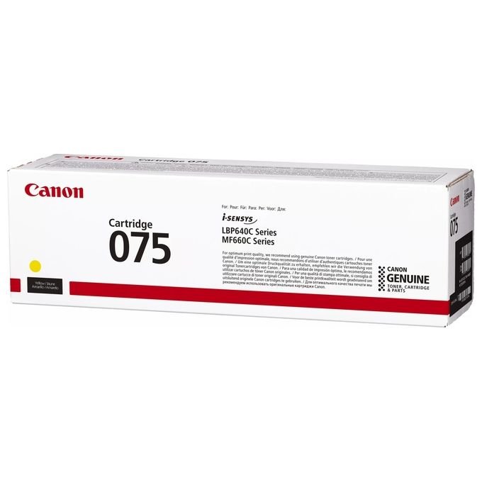 Canon 6362C002 075 Toner Originale Resa 1300 pagine Colore Giallo