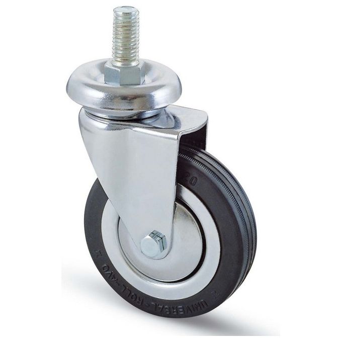 Ruota Mobili 155b Perno Cromato   Mm  80