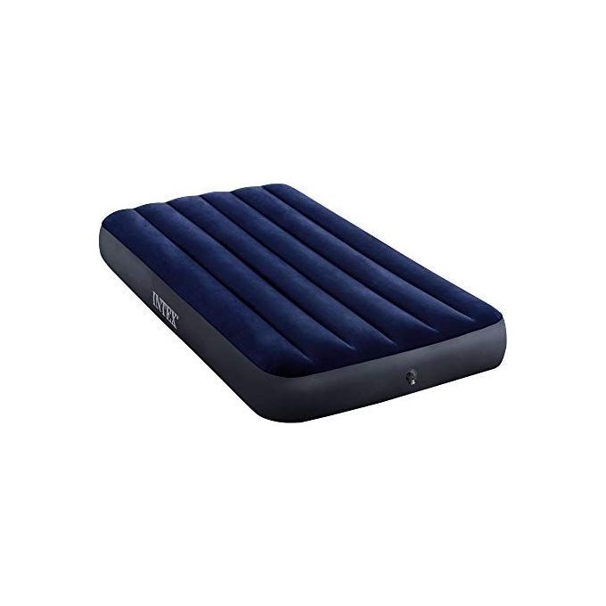Intex Materasso Piazza e Mezza Classic Downy in Fiber Tech 137X191X25 cm per un Comfort Ottimale al Campeggio