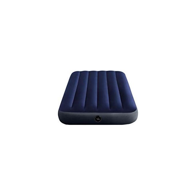 Intex Materasso Piazza e Mezza Classic Downy in Fiber Tech 137X191X25 cm per un Comfort Ottimale al Campeggio