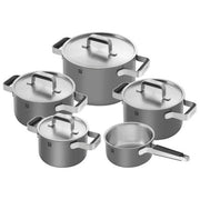 Zwilling PURE Set di pentole 5 pezzi Acciaio inox 18-10 Rivestimento ceramico Manici Stay-Cool con inserti in silicone Lavabile in lavastoviglie Forno fino a 180°C colore Rosa