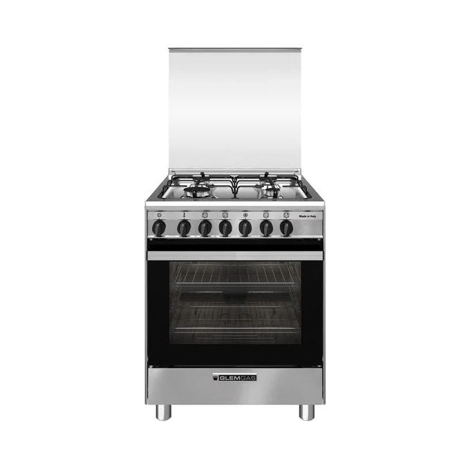 Glem Gas SA664MI6 Cucina a gas con forno elettrico 4 fuochi 60x60cm Classe A - Yeppon