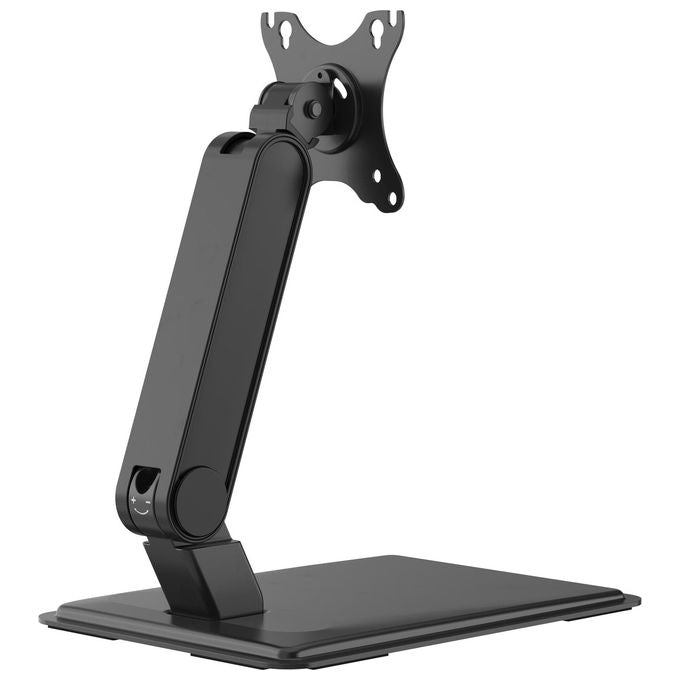 Equip 650124 Supporto per Monitor da Scrivania Compatibilita' 17''-32'' VESA 75x75 100x100 mm Regolabile Altezza e Inclinazione colore Nero
