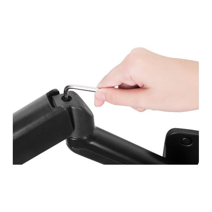 Conceptronic Supporto da Tavolo per Tv a Schermo Piatto 32'' Nero Parete
