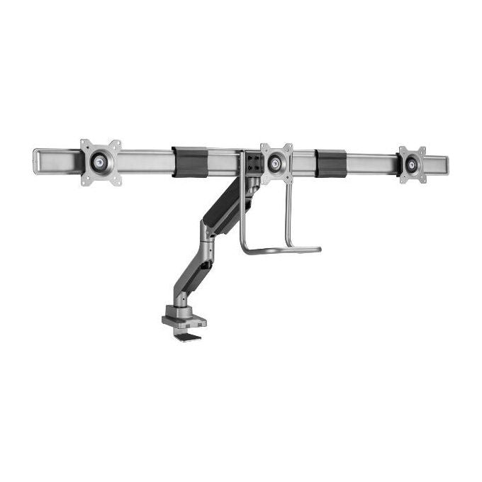 Conceptronic Supporto da Tavolo per Monitor a Schermo Piatto 27'' Nero Scrivania